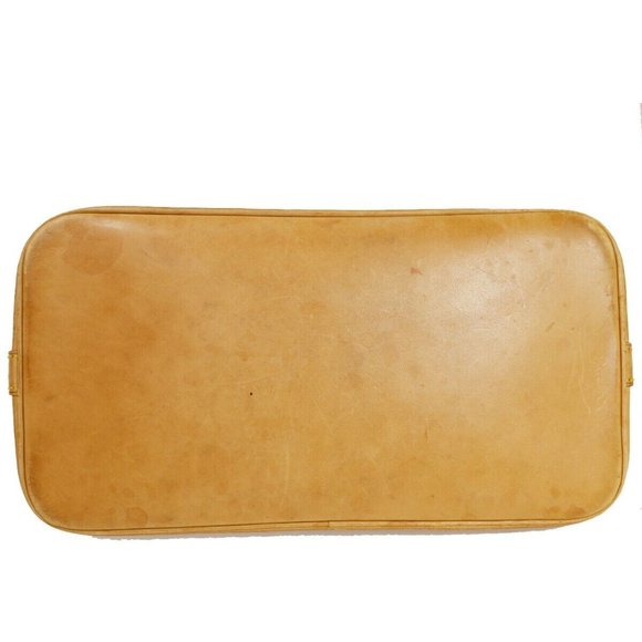 LOUIS VUITTON LV Logo Alma Hand Bag Monogram Leather Brown France M51130 88BX884 - Picture 12 of 15